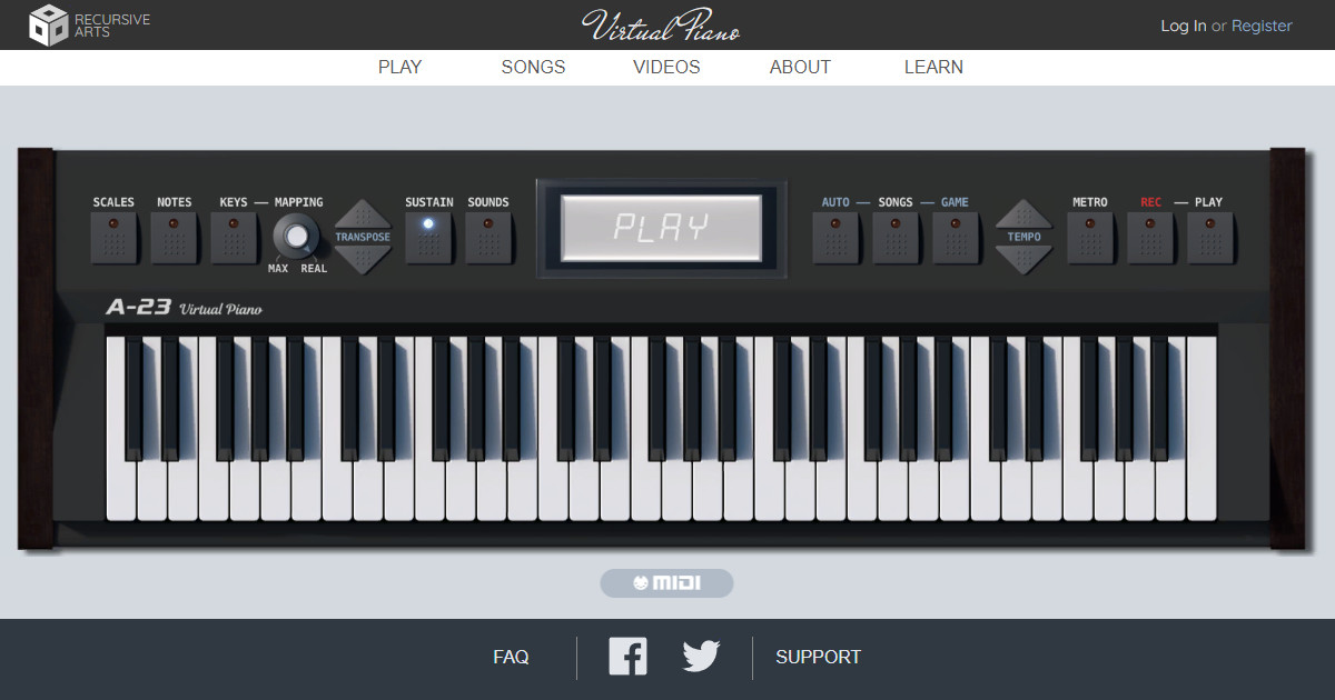 Piano Virtual | a Tocar Mejor Teclado Musical Online